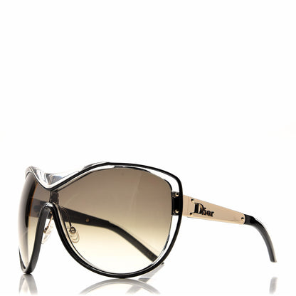 Christian Dior Striking Oversized Sunglasses Black 1 of 9