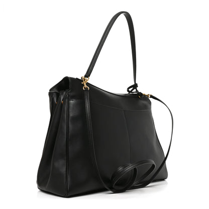 Balenciaga Smooth Calfskin Large Rodeo Top Handle Handbag Black 2 of 8
