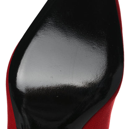 Balenciaga Jersey Crepe Extreme Pointed Toe Knife Booties 38 Rouge 7 of 9