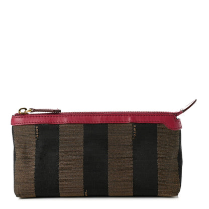 Fendi Pequin Vitello Pouch Tobacco Amarena 1 of 7