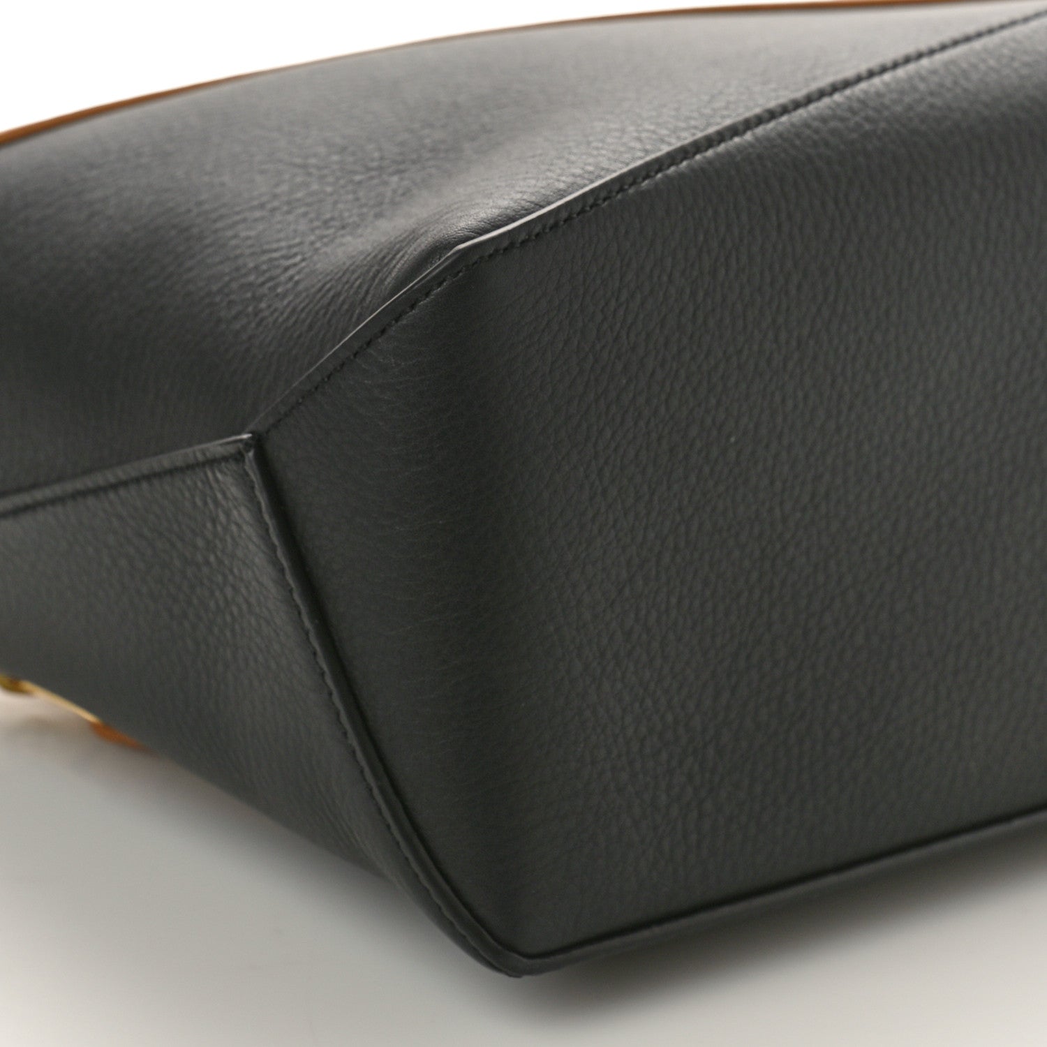 Loewe Calfskin Small Puzzle Edge Bag Warm Desert Black 8 of 9