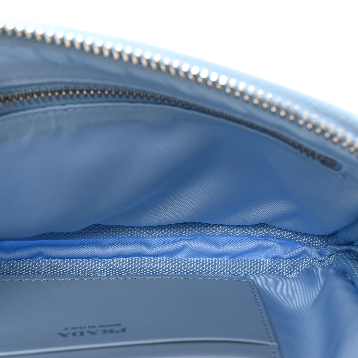 Prada Nylon Vela Cosmetic Pouch Celeste 5 of 7