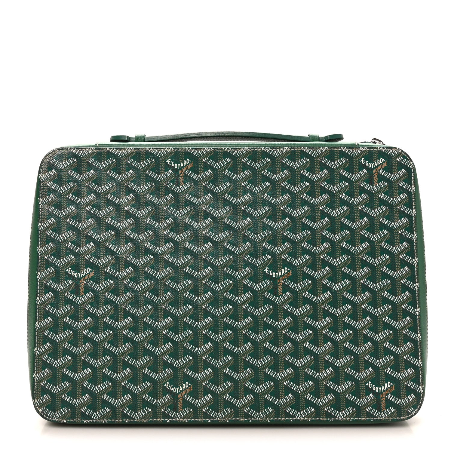 Goyard Goyardine Universal Companion Portfolio Green 1 of 7