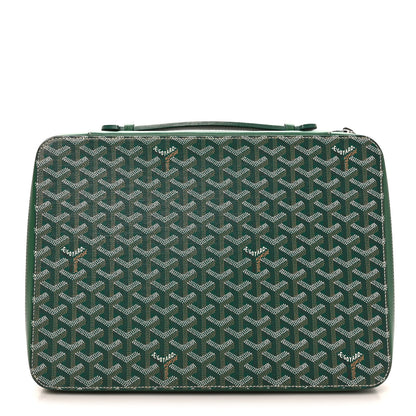 Goyard Goyardine Universal Companion Portfolio Green 1 of 7