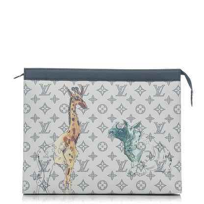 Louis Vuitton Savane Monogram Chapman Pochette Voyage GM Dune 1 of 6