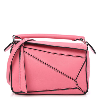 Loewe Calfskin Mini Puzzle Bag Wild Rose 1 of 9
