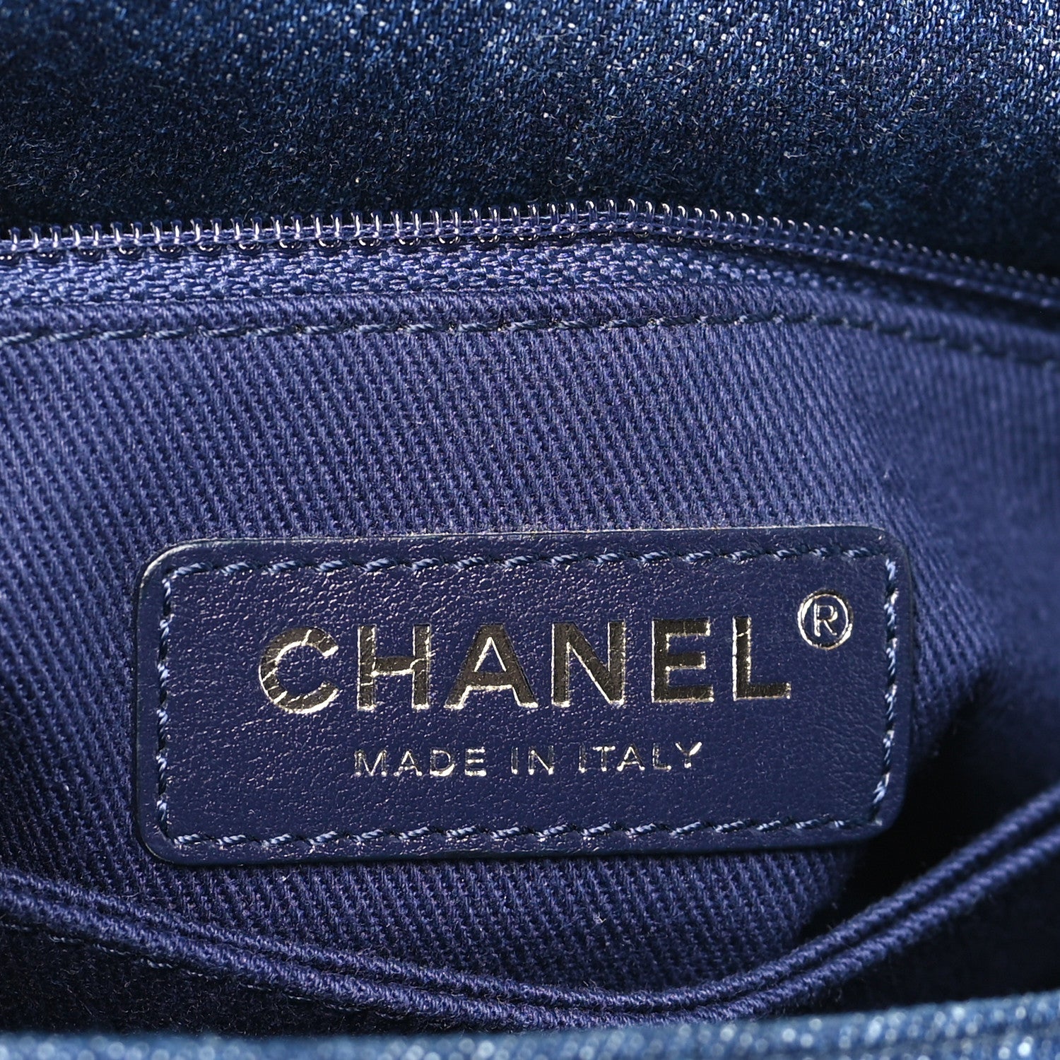 Chanel Denim Quilted Mini Coco Handle Flap Blue 6 of 9