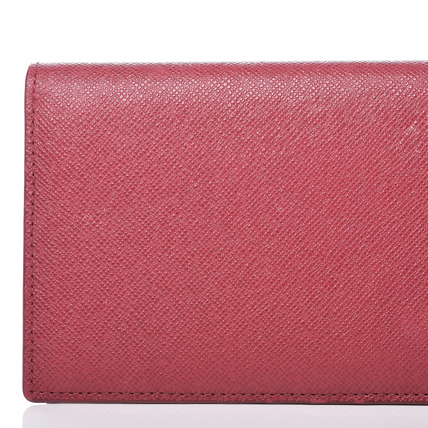 MCM Calfskin Bifold Long Wallet Red 8 of 11