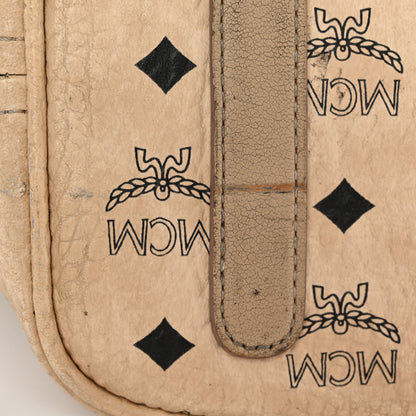 MCM Visetos Medium Liz Reversible Shopper Tote Beige 15 of 16