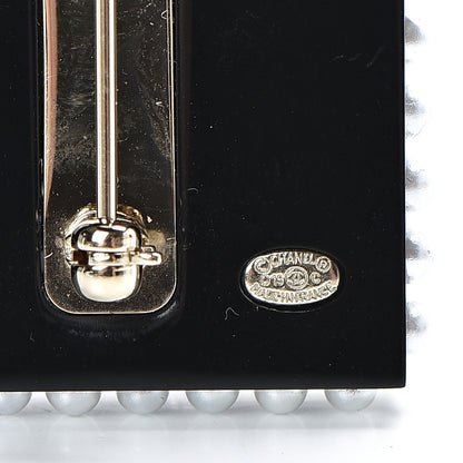 Chanel Resin Glitter CC Sailor Brooch Black Multicolor 4 of 5
