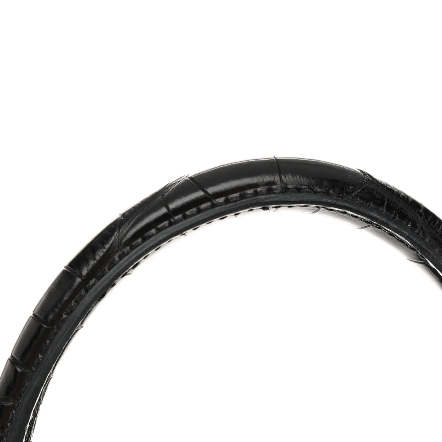 Matte Alligator Kelly Retourne 25 Black