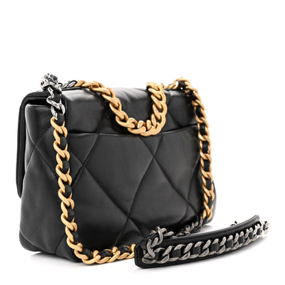 Chanel Lambskin Quilted Medium Chanel 19 Flap Black 3 of 11