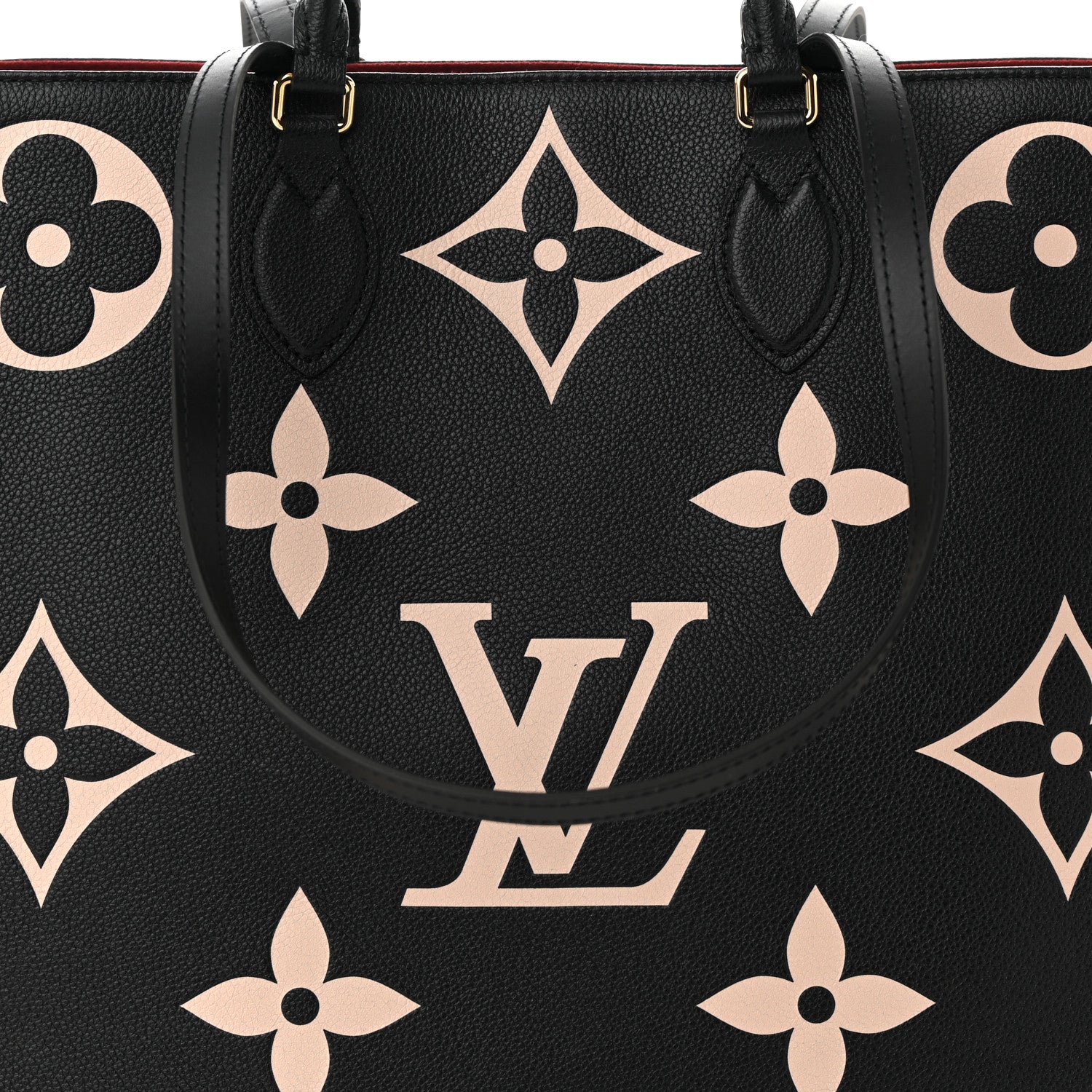Louis Vuitton Empreinte Monogram Giant Onthego GM Black Beige 7 of 9