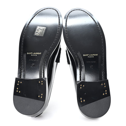 Saint Laurent Magnum Lux Calfskin Le Loafer 15 Moccasins 37 Black 6 of 10