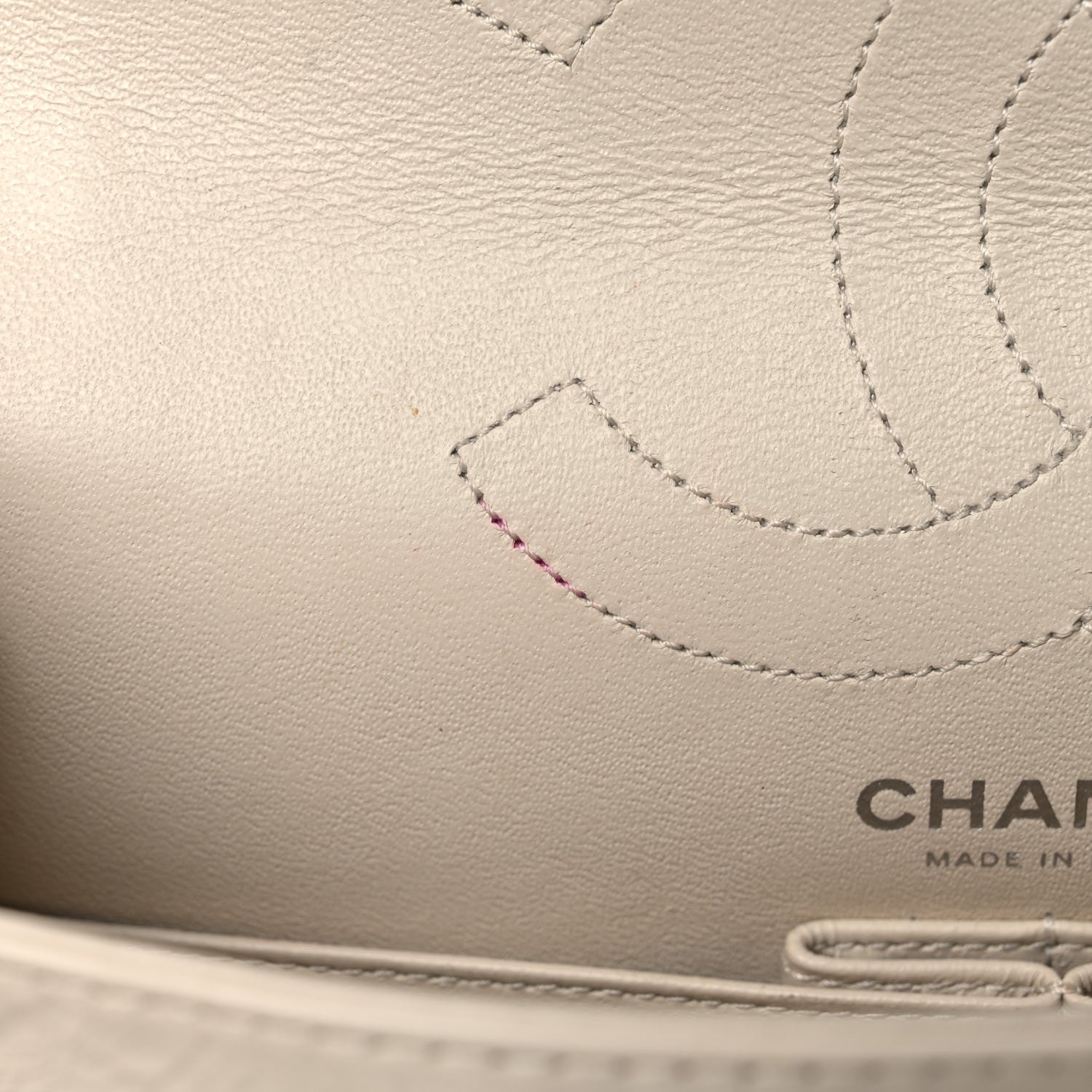 Chanel Aged Calfskin Quilted 2.55 Reissue 225 Flap White 12 of 22