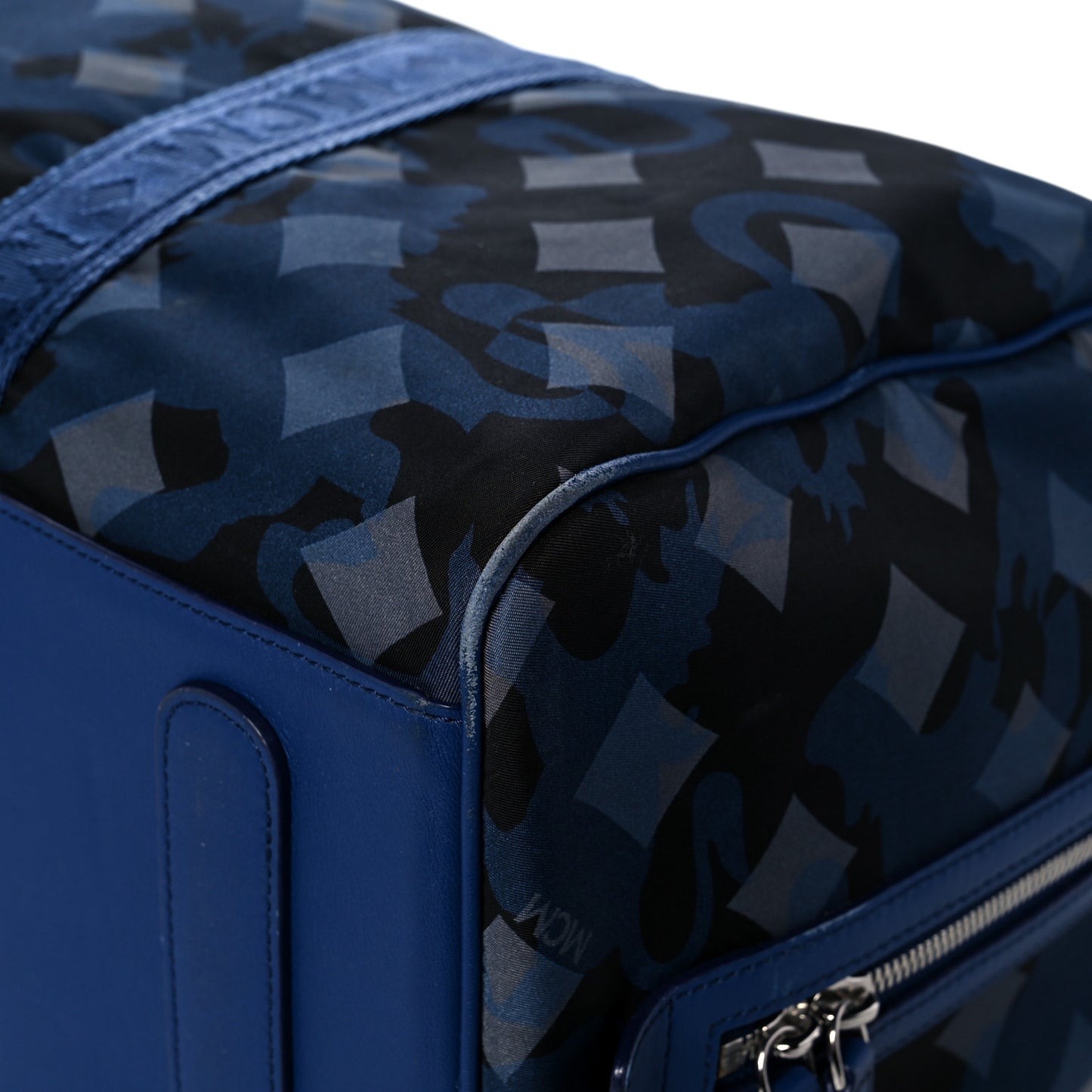Nylon Camo Dieter Munich Weekender Bag Blue