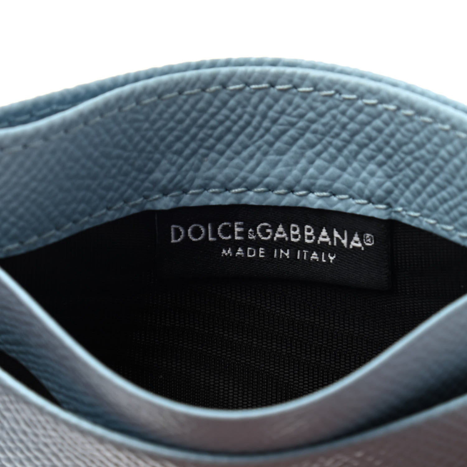 Dolce & Gabbana Dauphine Embellished Logo Card Holder Azzurro 5 of 8