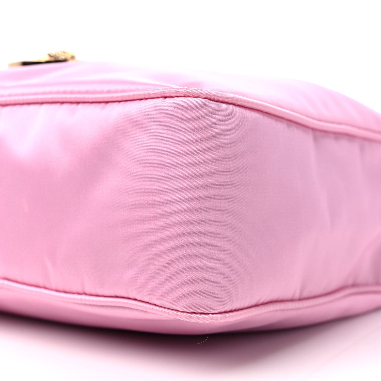 Versace Nylon Tribute Chain Crossbody Shoulder Bag Light Pink 8 of 8
