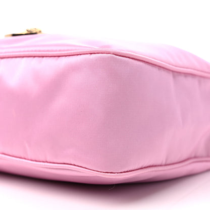 Versace Nylon Tribute Chain Crossbody Shoulder Bag Light Pink 8 of 8