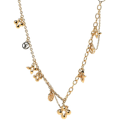 Louis Vuitton Metal Blooming Supple Necklace Gold 1 of 6