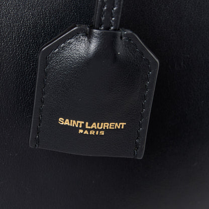Saint Laurent Calfskin Monogram Baby Cabas Black 8 of 12
