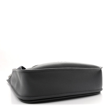 Hermes Taurillon Clemence Evelyne III GM Gris Misty 4 of 11
