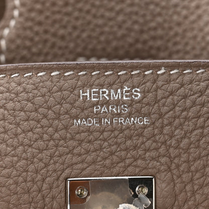 Hermes Togo Birkin 25 Etoupe 6 of 10