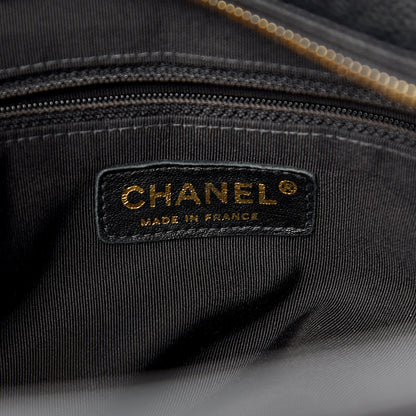 Chanel Caviar Quilted Grand Timeless Tote GTT Black 6 of 10
