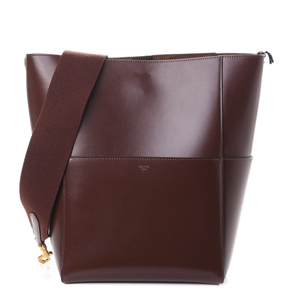 Celine Supersoft Calfskin Sangle Bucket Bag Burgundy 1 of 11