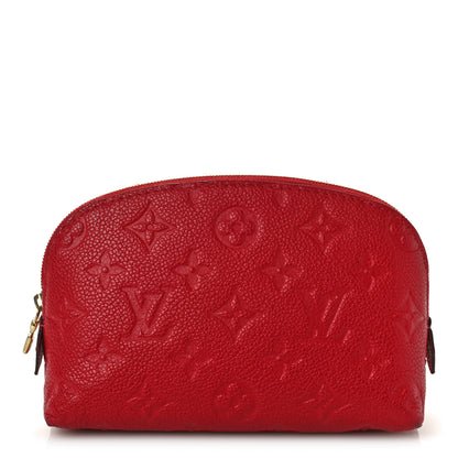Louis Vuitton Empreinte Cosmetic Pouch Scarlet 1 of 10