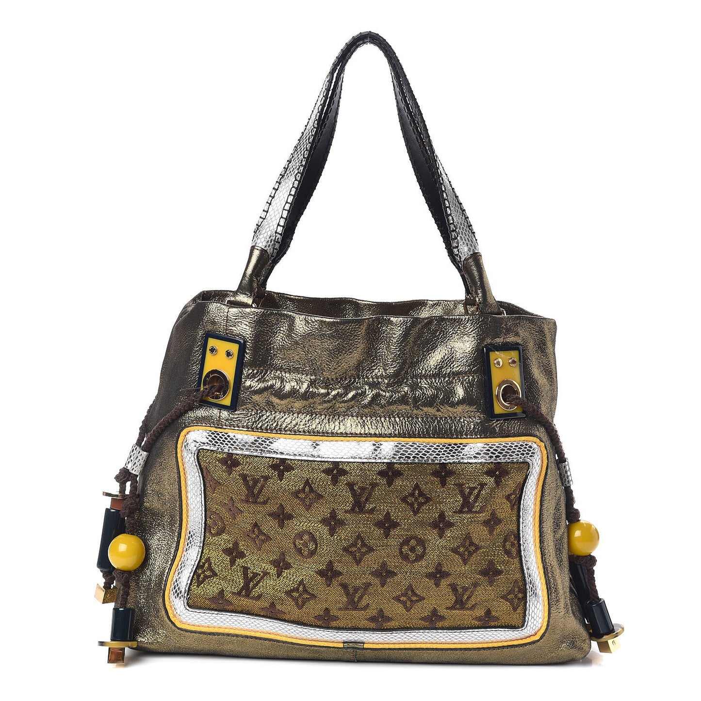 Monogram Lurex Sunbird Gold