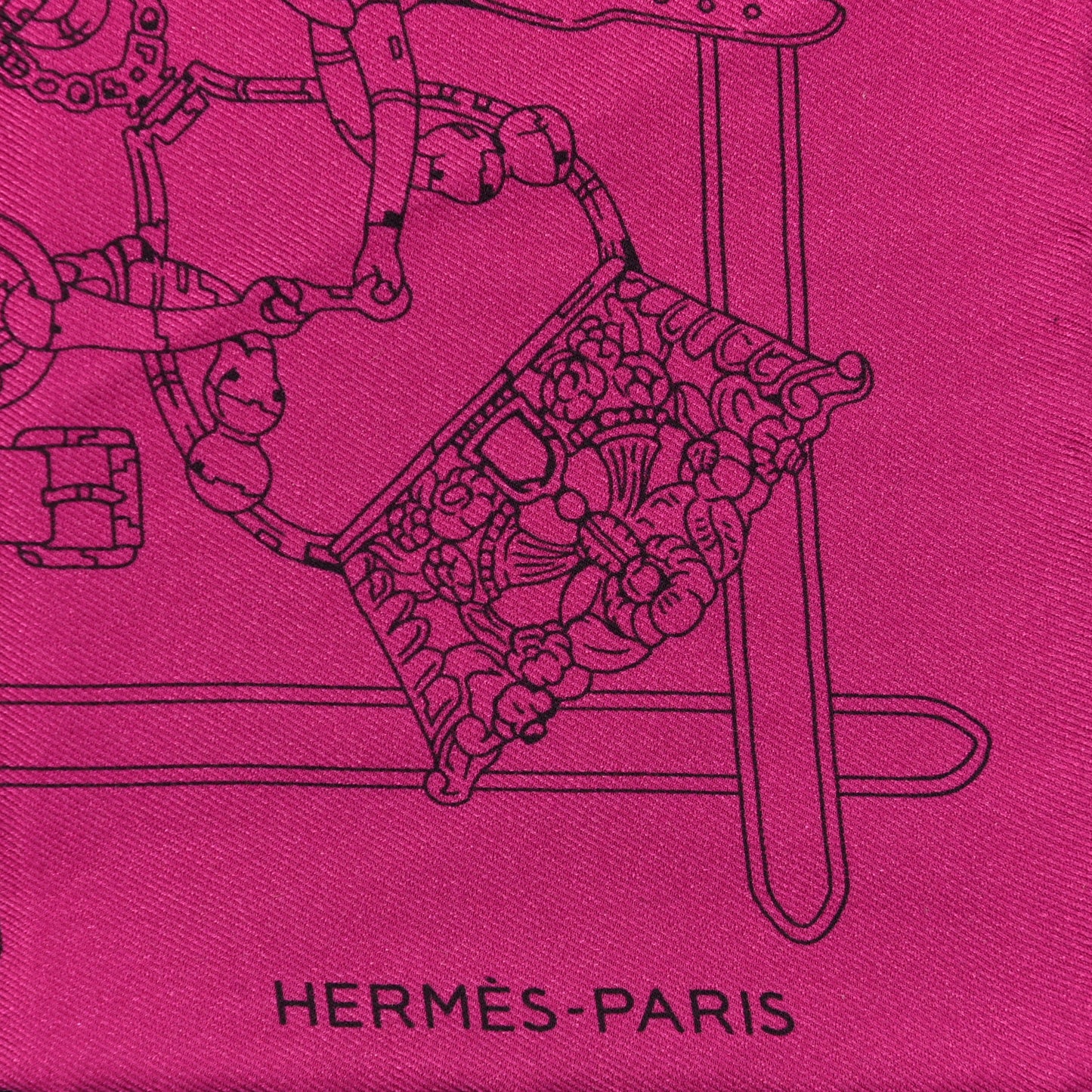 Silk Flamboyant Web Scarf 45 Rose Indien Marine
