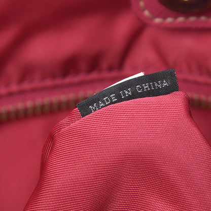 Prada Tessuto Nylon Saffiano Tote Wine 8 of 12