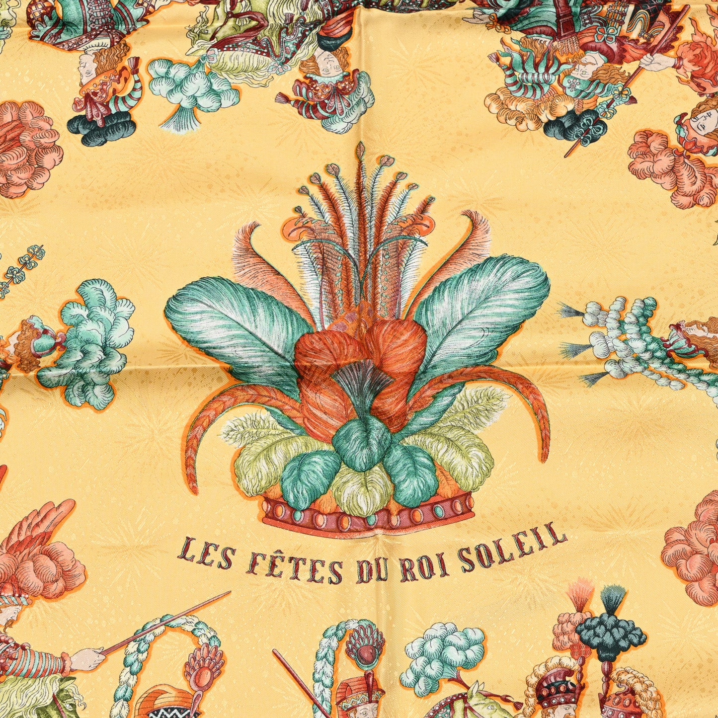 Silk Les Fetes du Roi Soleil Scarf 90