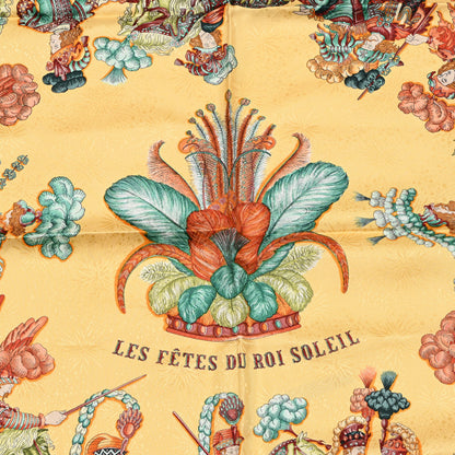 Hermes Silk Les Fetes du Roi Soleil Scarf 90 5 of 5