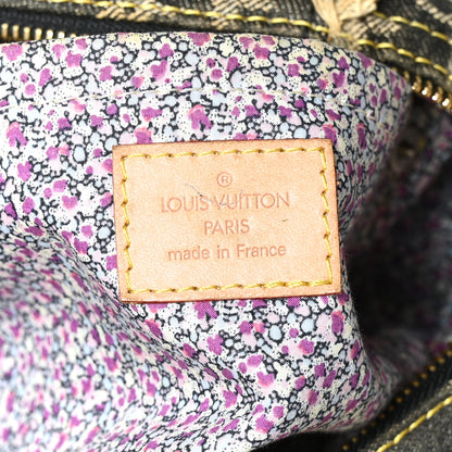 Louis Vuitton Denim Patchwork Speedy 30 Grey 6 of 10