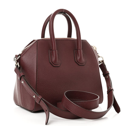Givenchy Sugar Goatskin Mini Antigona Oxblood 3 of 10