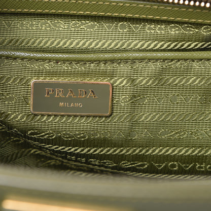 Prada Saffiano Large Galleria Double Zip Tote Edera 6 of 15