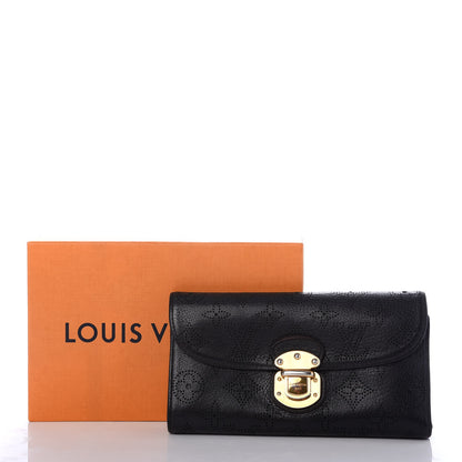 Louis Vuitton Mahina Amelia Wallet Black 8 of 8