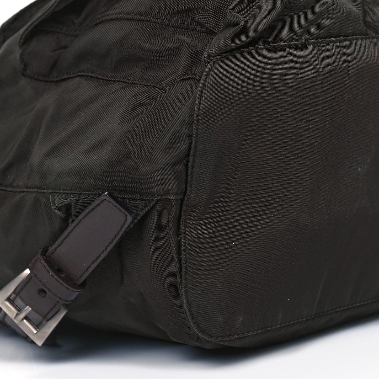 Nylon Vela Small Backpack Ebano