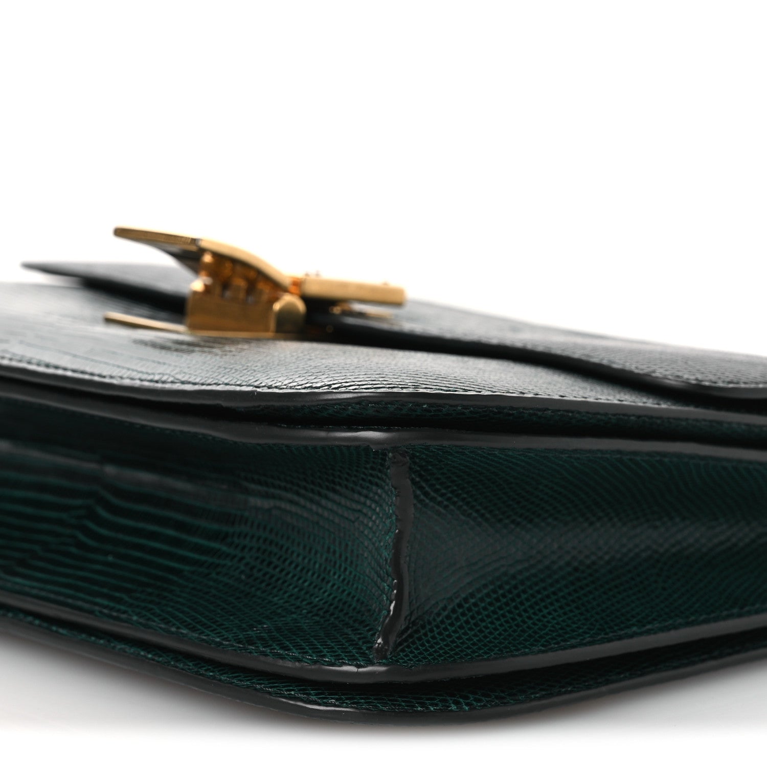 Celine Lizard Medium Classic Box Flap Bag Dark Green 1842684 Celine Lizard Medium Classic Box Flap Bag Dark Green 1842684