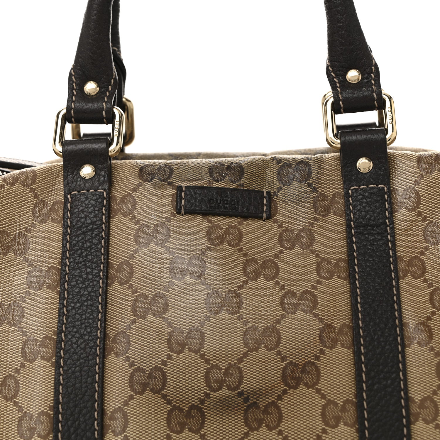 Gucci Crystal Monogram Medium Joy Boston Dark Brown 8 of 15