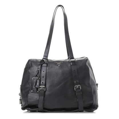 Prada Vitellino Mordo Shoulder Bag Anthracite 1 of 11