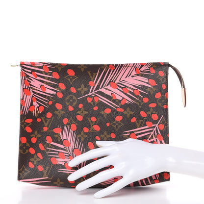 Louis Vuitton Monogram Jungle Dots Toiletry Pouch 26 Sugar Pink Poppy 2 of 9