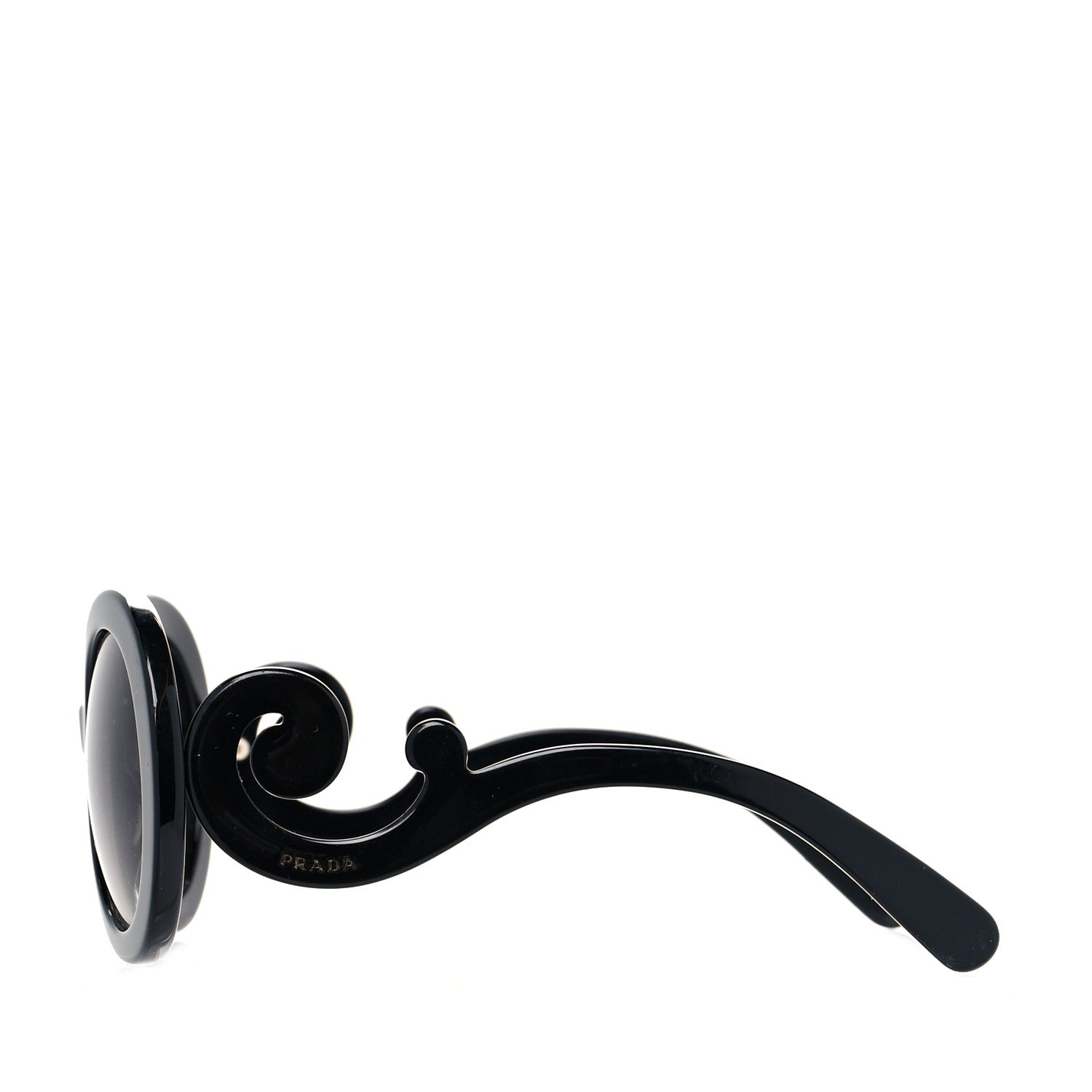 Prada Baroque Sunglasses SPR 27N Black 3 of 6