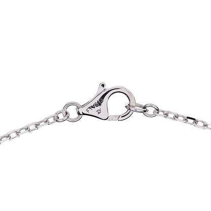 Cartier 18K White Gold Diamond Hearts and Symbols Necklace 6 of 7