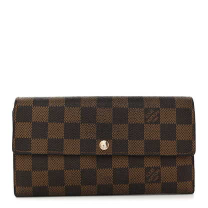 Louis Vuitton Damier Ebene Sarah Wallet 1 of 7