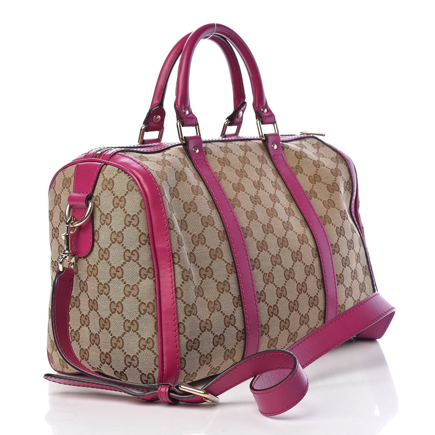 Gucci Monogram Medium Joy Boston Pink 3 of 17
