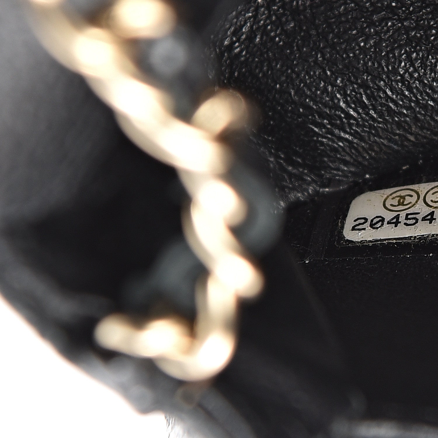 Chanel Metallic Caviar Quilted Extra Mini Flap Black 7 of 12