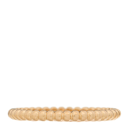 Van Cleef & Arpels 18K Rose Gold Small Perlee Ring 59 8.75 1 of 4